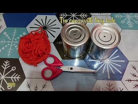 How to make a Tin Can Telephone (Science Activity)
