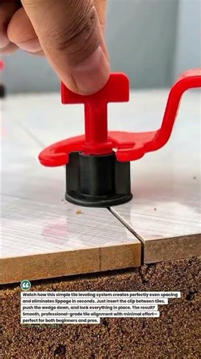 Perfect Tile Alignment Hack! No More Uneven Gaps #Tiling #DIY #Construction