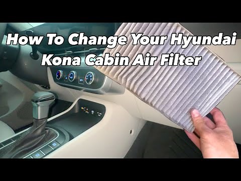 2024-2025 Hyundai Kona How to Replace Cabin Air Filter