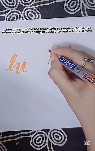 Title: Brush Pen Calligraphy Tutorial | Easy & Beautiful Lettering for Beginners ✨✍️