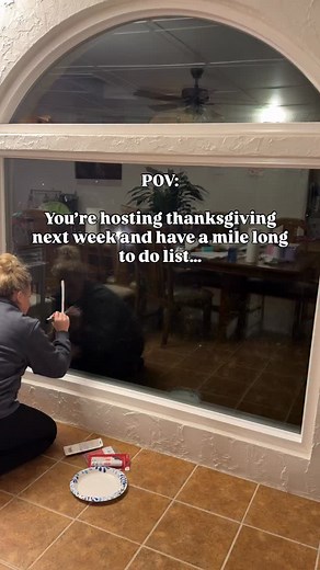 Here’s your sign to draw gingerbread houses on your windows ❄️ Do I have a million things to do before next week, yes. Was this one of them? Nope Do I have any regrets? Zero In fact, I need to decorate the top and then I have 2 more to go! | Simplified-Motherhood