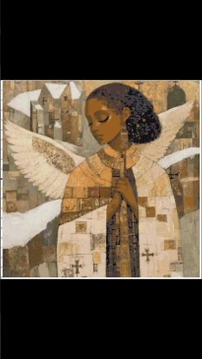 Magic Christmas Angels Cross Stitch Pattern PDF Instant Download HolidayEmbroidery Design