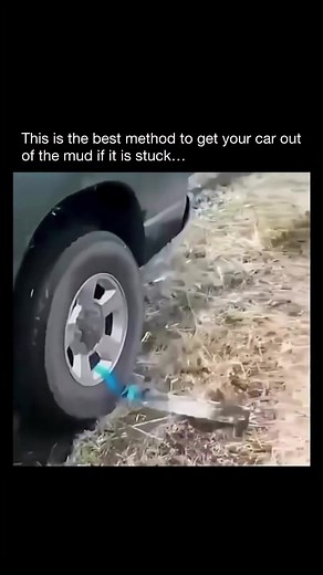 🚗🧠 WHEN TRACTION BEATS POWER This isn’t flooring the gas. It’s understanding leverage and grip. Spinning tires don’t move cars. They liquefy the ground and erase friction. By strapping a solid board to the wheel you turn rotation into lift. The plank bites into the mud. Creates surface area Transfers force forward instead of down. The car doesn’t spin out. It walks itself free. Less speed. More physics. When you understand traction being stuck stops meaning helpless. FOLLOW @xperiencetoday #xp