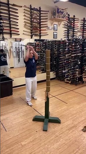 cutting with the XL Bamboo katana