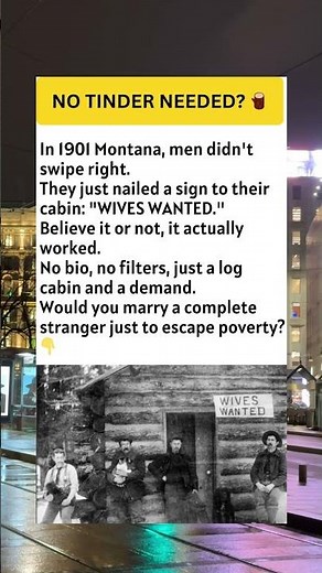 Before Tinder, Men Did THIS: The "Wives Wanted" Signs of 1901 🪵💍