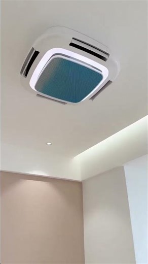 Simple and modern leafless ceiling fan with light and remote control #home #diy #light #ceilingfan