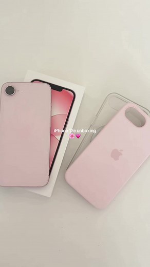 unboxing del Nuevo iPhone 17e 💗🌸 #iphone17e #iphone #fyp #parati #unboxing