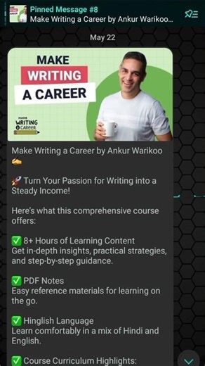 Make Writing a Career free Course by Ankur Warikoo | Ankur Warikoo Free Courses