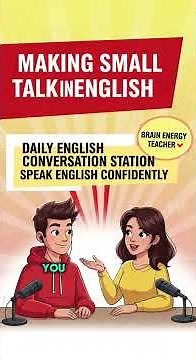Making Small Talk in English | Daily English Conversation | Speak English #youtubeshorts