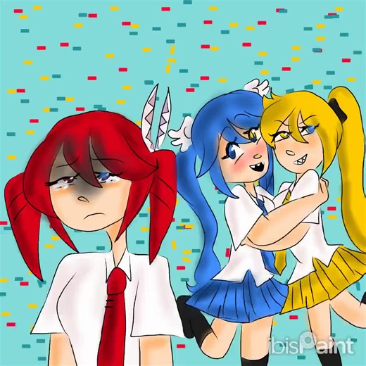 Triple Baka: Arte y Dibujo en Ibis Paint X