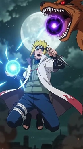 MINATO VS KURAMA FIGHT