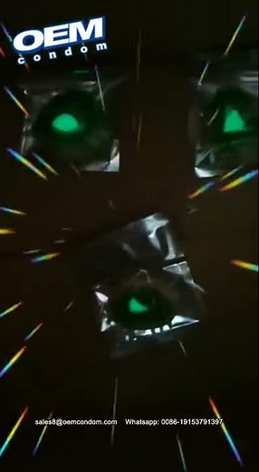 Glow in dark condom