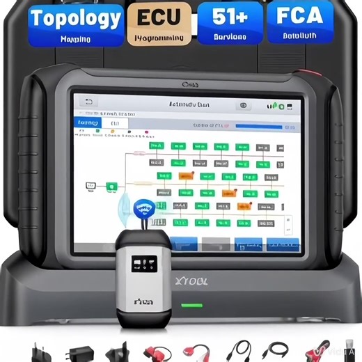 XTOOL IP919 PRO Scan Tool, ECU Programming Car OBD2 Scanner with Topology Mapping