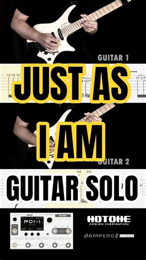 How to play JUST AS I AM Solo (Tabs) #guitar