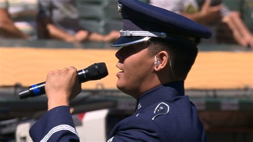 A's national anthem on 9/11