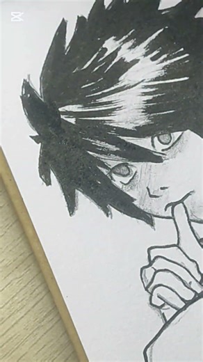 L drawing time lapse