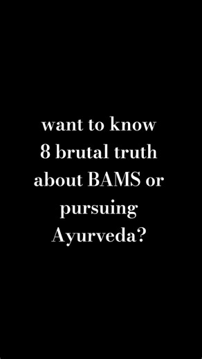 do get informed before joining⁉️👇🏻📚🧑🏻‍⚕️🙌🏻#viral #ayurveda #bams #trendingshorts #trending #song #yt