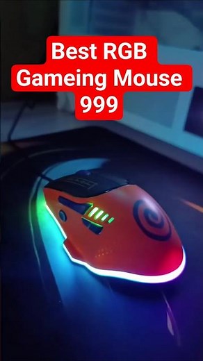 Kreo X Naruto Hawk Gaming Mouse with Programmable Buttons & RGB Lighting