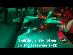 Freewing F-22 90mm modification series Pt.1 | Installing NAV and formation lights