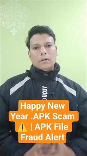 Happy New Year APK Scam ⚠️ | .APK File Fraud Alert #Shorts #APKScam #CyberAwareness
