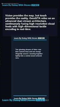 Vision is no longer enough for advanced robotics. They need to “feel”. 🖐️🤖