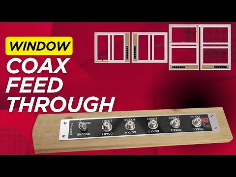 New from DX Engineering: Window Feed-Through Panels
