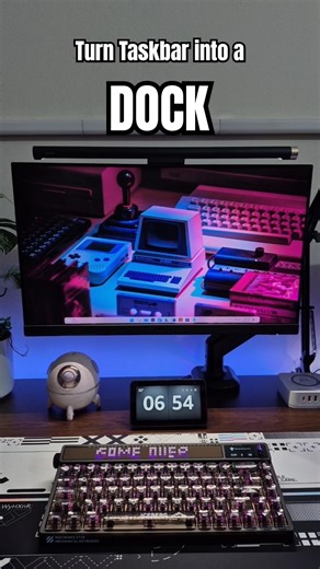 Transform Windows 11 Taskbar into a DOCK