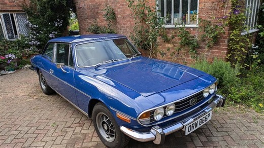 1976 Triumph Stag Blue Manual, 4 speed Right Hand Drive i...