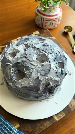 How to make a Moon Landing Birthday Cake! 🚀 #NASA #space #birthdaycake #cakedecorating