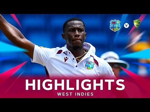 5 Wickets For Shamar Joseph | Highlights | West Indies v Australia | 1st Test Day 3