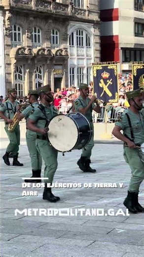 Gran encuentro de música militar en Vigo