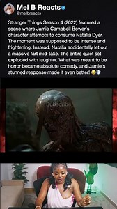 Stranger Things Season 4 (2022) featured a scene where Jamie Campbell Bower's