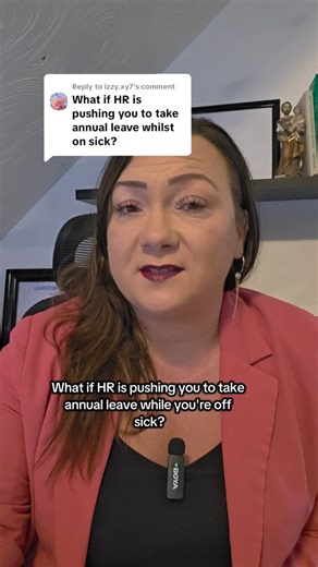 People.Problems.Official on Instagram: "Can HR make you take annual leave while you’re off sick? Legally, it’s not forbidden. An employer can allow or even require annual leave to be taken during sickness absence in certain circumstances. That said, just because something is lawful does not always mean it’s sensible. In practice, many employers choose not to push annual leave during short term sickness, and personally, I would usually recommend against it. I’ll explain why in another video. The 