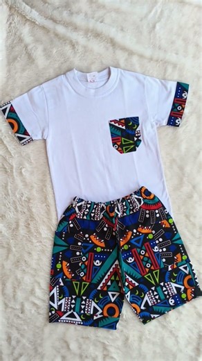 Days of the week kids Ankara set #kidswear #kidsfashion #kitengestyles