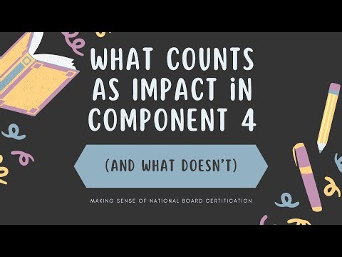 What Counts as Impact in Component 4 (And What Doesn’t)