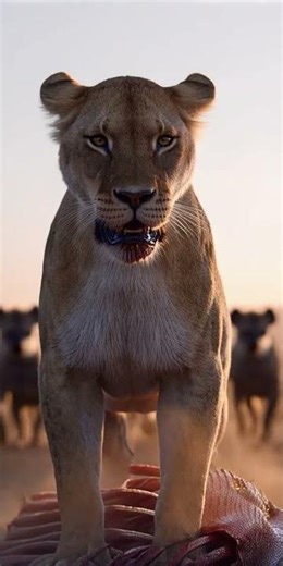 Lioness Protects Her Kill from Hyenas | Epic Survival Battle