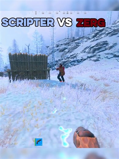 scripter vs zerg (scripts use in bio) #rust #rustgame #rusttok #fyp