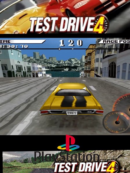 Test Drive 4 Gameplay Review on PlayStation 1