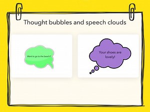 Thought Bubbles And Speech Clouds