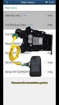 Yanhua Module 45: VW DQ38x_Gen2 Gearbox Data Read & Write