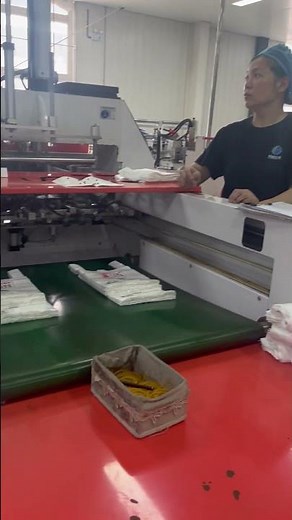 Vest Carrier Bags in Production | Shopping Bag Factory