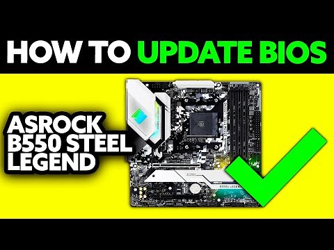 How To Update BIOS ASRock B550 STEEL LEGEND (2025) - Step by Step