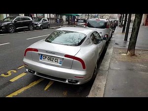 2000 silver Maserati 3200 GT v8 370 ch in Paris France