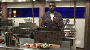 Chef Eric Adjepong shares a sneak peek at one of tonight's "sexy" mystery baskets! #Chopped is all-new TONIGHT at 9|8c. | Food Network