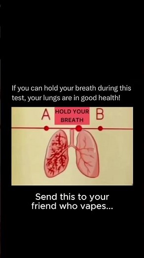 This Simple Test Reveals Your Lung Health...