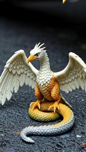 🐍🦅 ASMR Satisfying Snake Eagle Hybrid Squeeze!