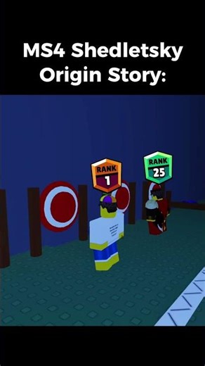 Shedletsky Rank Up 🥹 #roblox #forsaken #funny