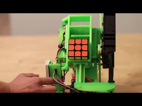 Rubik's Cube Scrambling Robot - Open Source Arduino and Robotics Project