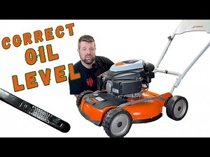 How To Check Your Lawn Mower OIL LEVEL In Under 1 Minute