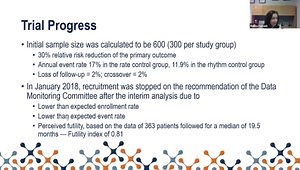AHA 2022: A Randomized Ablation-based Atrial Fibrillation Rhythm Control Versus Rate Control Trial in Patients With Heart Failure and High Burden Atrial Fibrillation - RAFT-AF